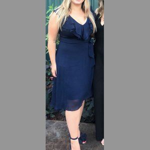 DKNY NAVY BLUE COCKTAIL DRESS